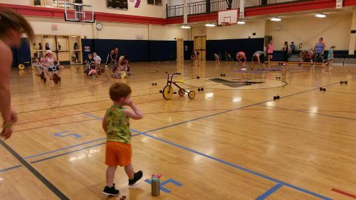  Bootcamp mom and son toddler mom fitness for moms