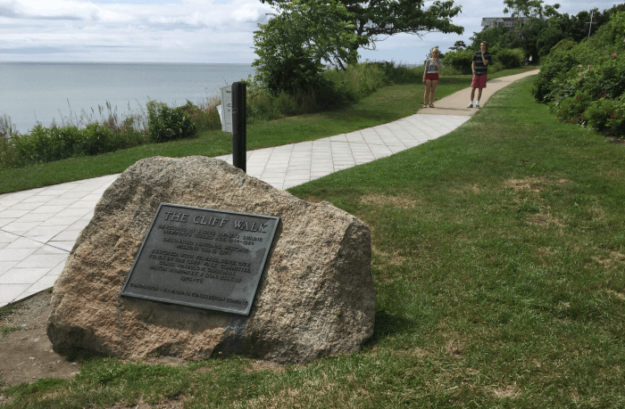 Newport RI cliff walk rhode island tourist attraction