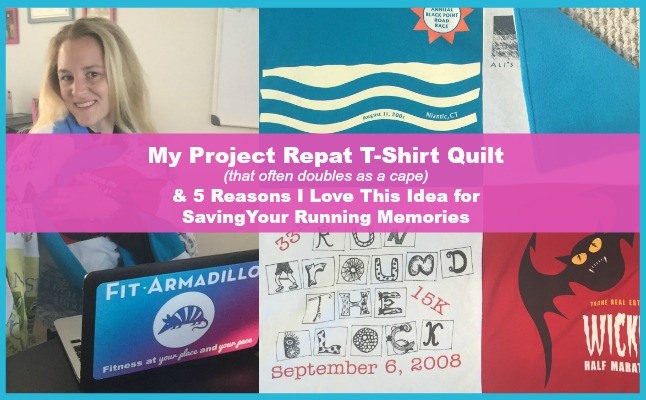 project repat quilt running shirt quilt