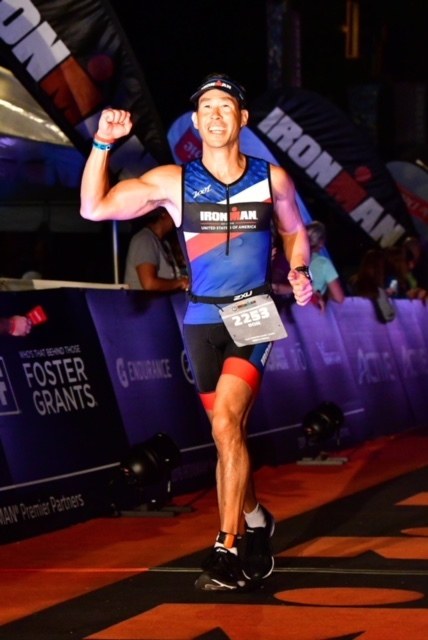 IRONMAN triathlon finish